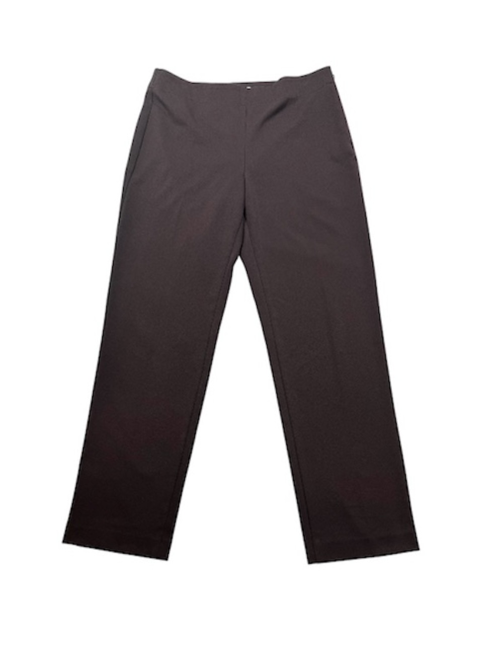 Talbots Heritage Brown Straight Leg Side Zip Dress Pants Size 8